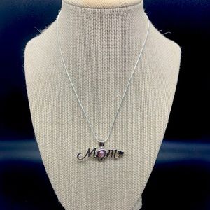 Mom necklace pearl cage charm with necklace